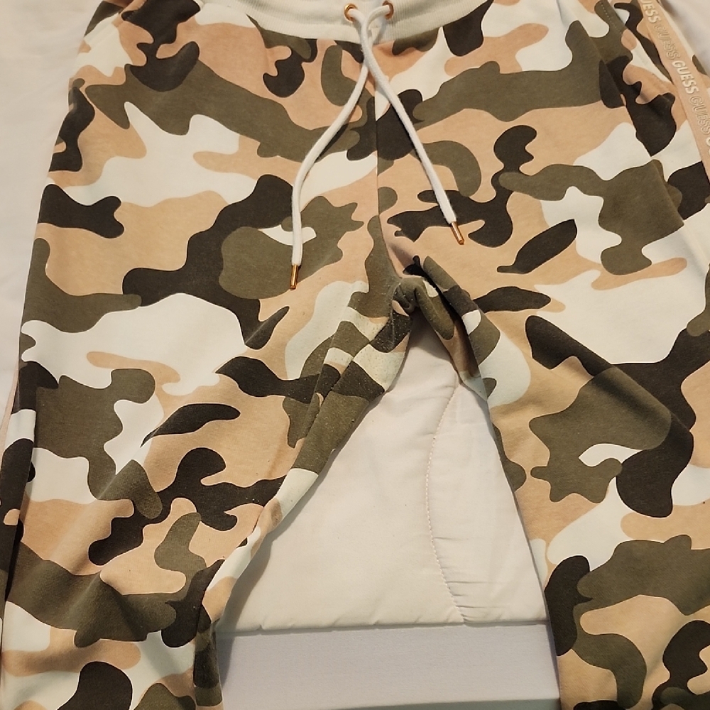 Guess Camouflage Joggers with Drawstring